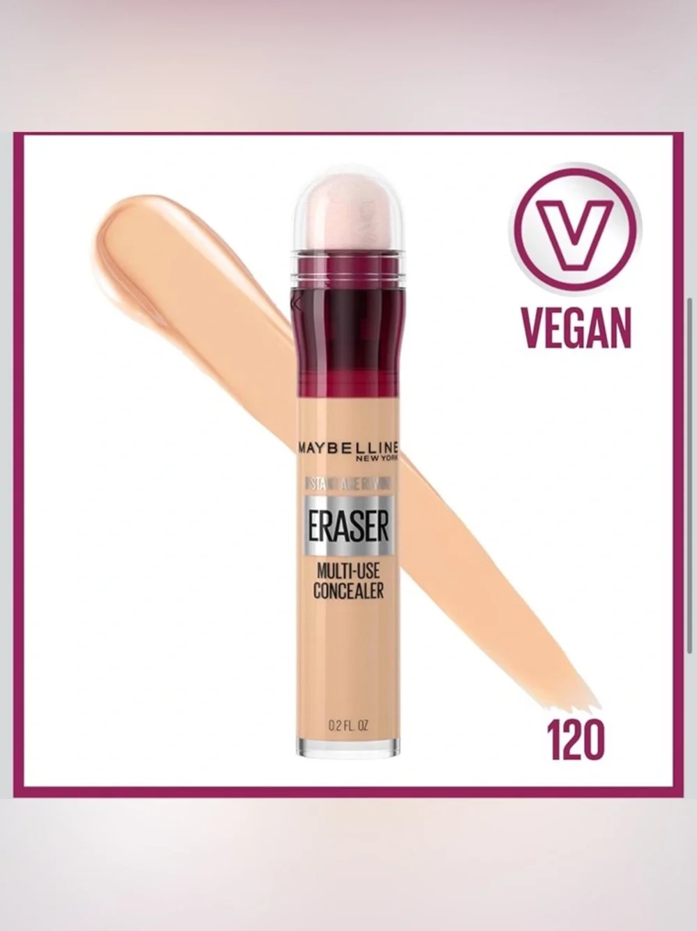 NWT- Maybelline Instant Age Rewind Eraser Dark Circles Multi-Use Concealer 120